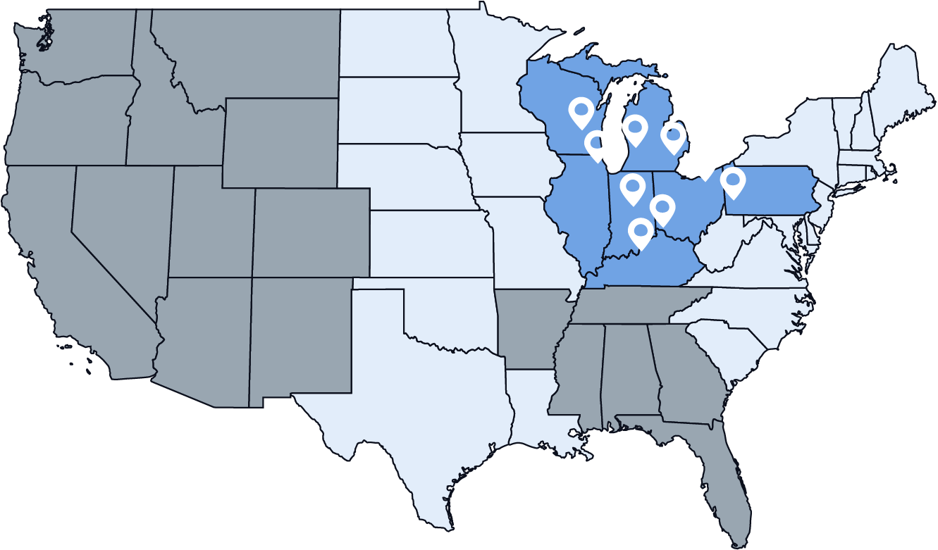 Us Map Rmi Us Map Ritchie Marketing Inc